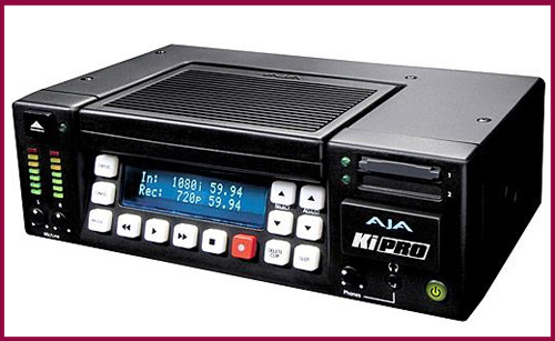 AJA field recorder
